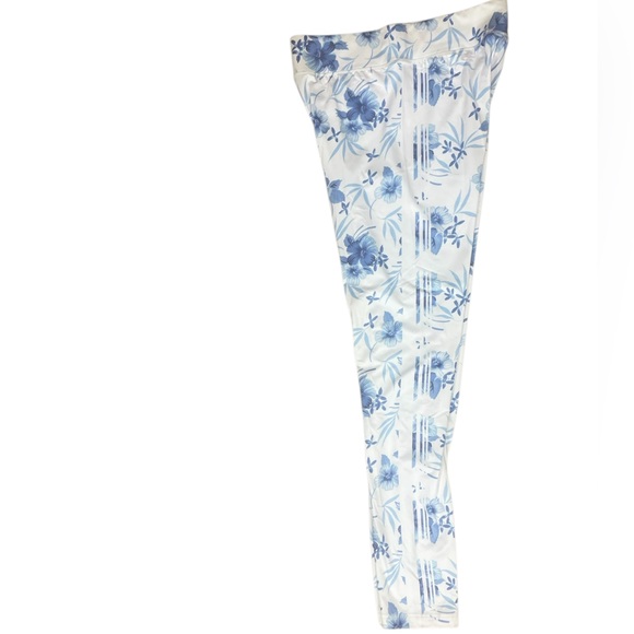 NWT LoveShackFancy Bogner Fire+Ice Blue Floral Base Layer Ski Leggings (AA) - Picture 7 of 16